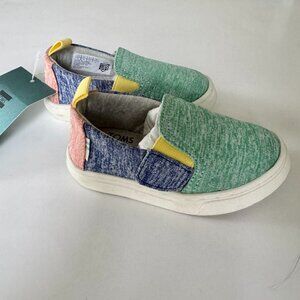 TOMS Luca Slip-On Sneakers | Mint Multi Knit | Size 5 | NWT (new with tags)